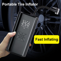 150PSI 120W With LED Light Air Compressor Wireless Digital Tire Inflator LCD Display Air Pump Portable Tire Pressure Gauge