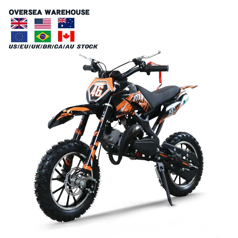 

Best Chinese 49Cc 2 Stroke Engine High Power Black Motocross Road Legal All Model Motorcycle