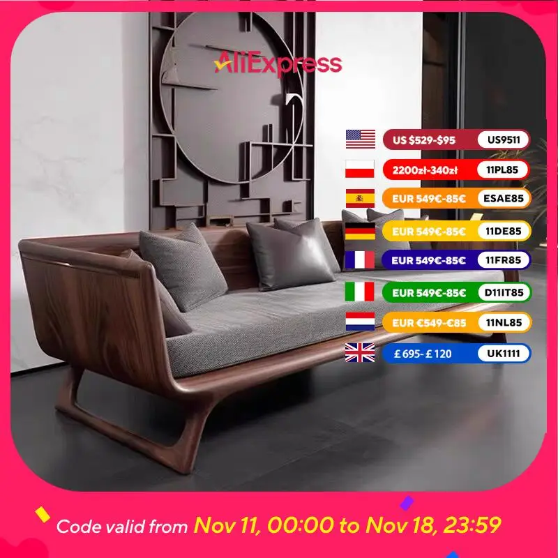 

Деревянный двухместный диван, элегантный диван, подлокотник для гостиной, современный скандинавский роскошный диван, пуфы, дизайн салона Divano 2, уникальная мебель