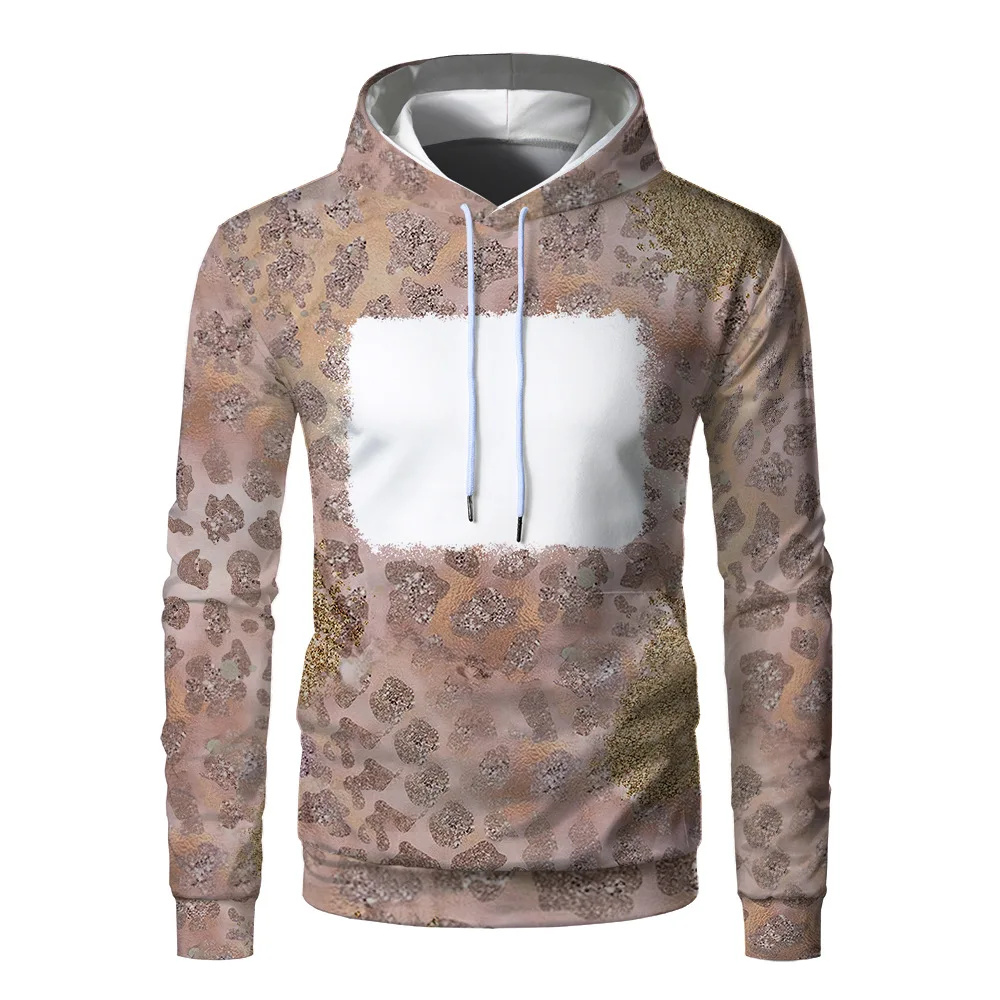 Blank Sublimation Hoodies Sports Clothes Sweatshirt Polyester Pullover Bulk Sublimation Blanks For Thermal Transfer Printing