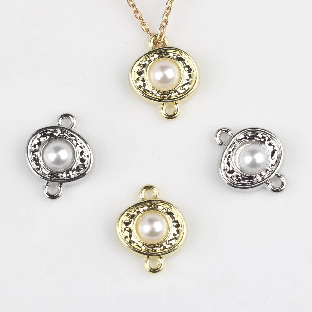 

10pcs Fashion Double Hole Eye Shape Pendant Jewelry Making Accessories Handmade DIY Connector Bracelet Earrings Necklace Craft