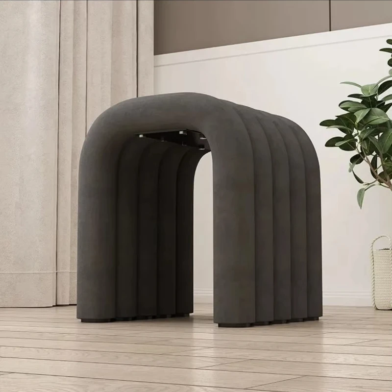 

Leather Bench Seat Cushion Low Entrance Shoe Changing Stool Living Room Bedroom Gym Storage Coffee Table Sofa