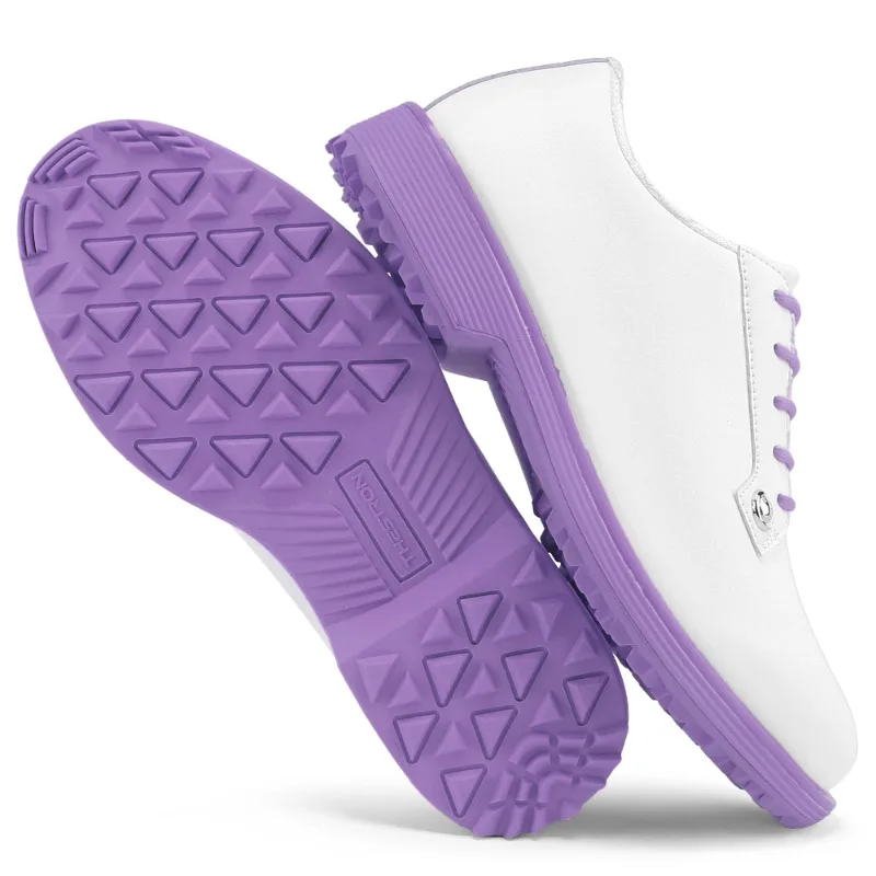 Sapatos de golfe femininos para caminhada, treino e grama artificial._voghion.com