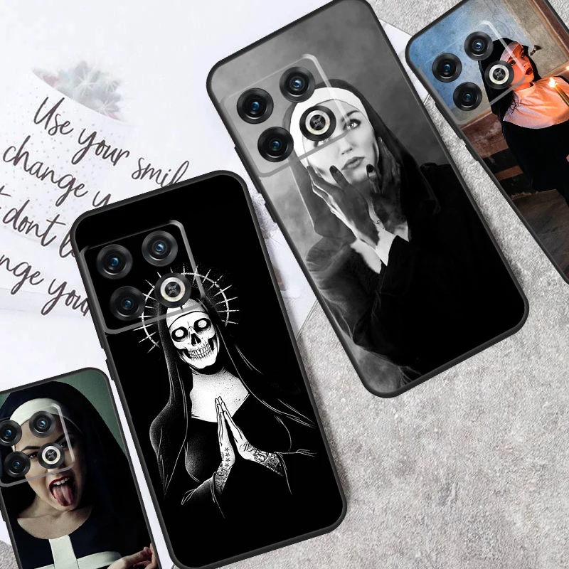 Sister Nun Case For OnePlus Nord 3 2T N30 N20 N10 CE 2 Lite OnePlus 10T 12R 10R 8 9 10 Pro 11 12 Cover