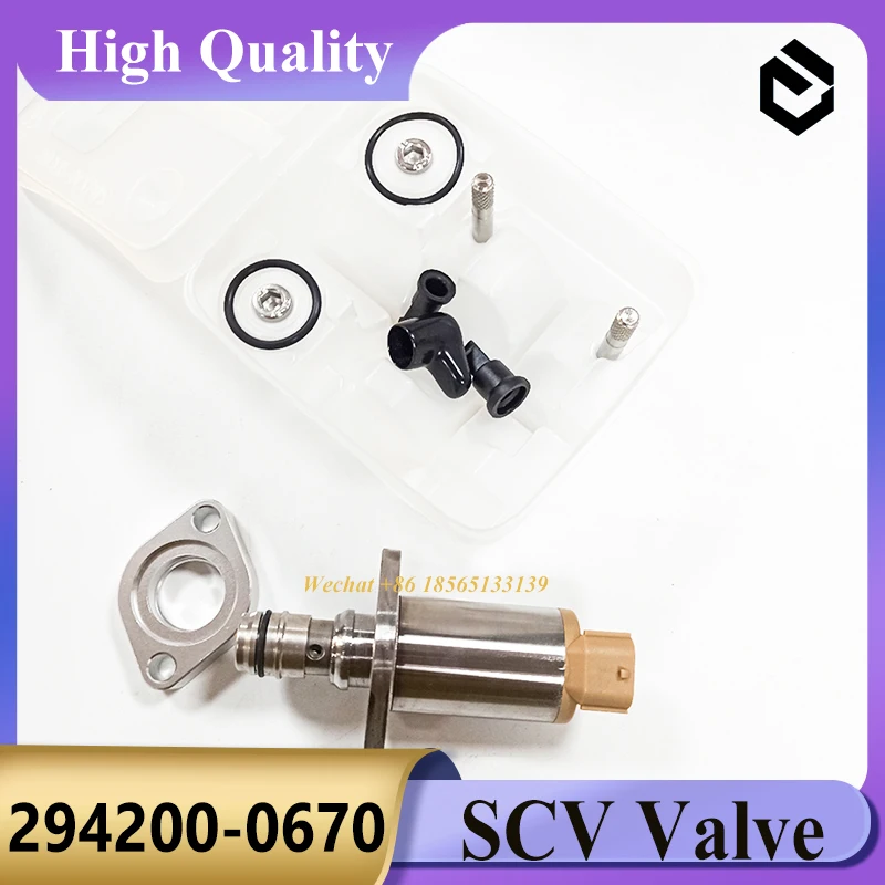 294200-0670 SCV Fuel Pump Suction Control Valve 2942000670 for ZX225USR-3 Excavator Parts