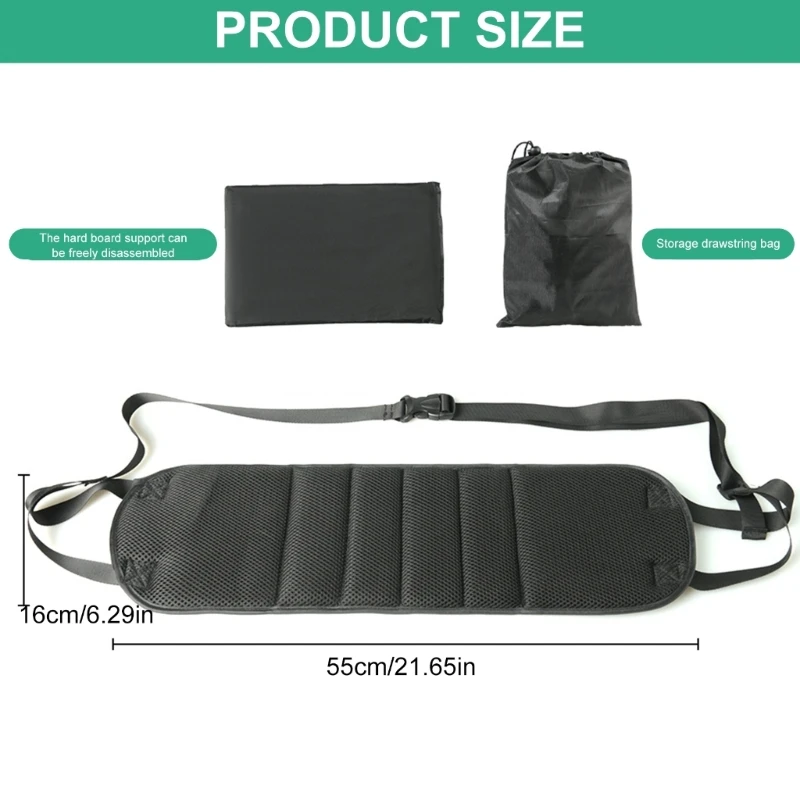 Foot Hammock Removable Rest Pad High Weight Capacity Design For Airline Comfort