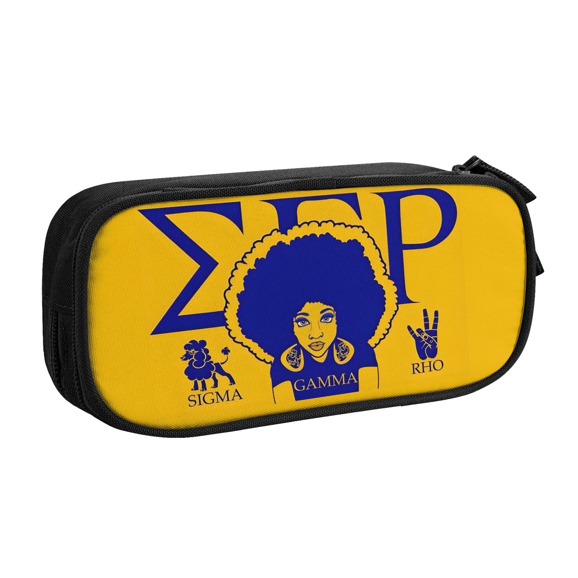 Estuches para lápices Sigma Gamma Rho SGRHO para niños y niñas, bolsa para lápices de gran capacidad para hermandades afroamericanas, suministros escolares