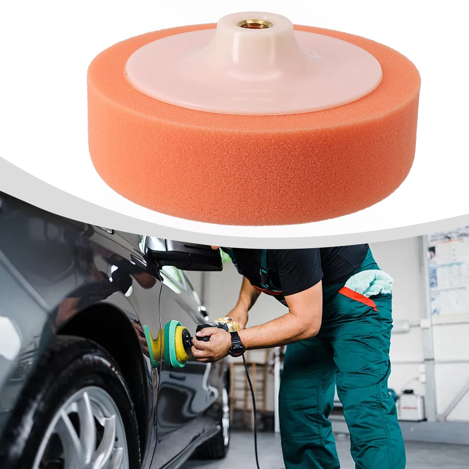 6 inch 150mm Round Foam Polishing Pad Featuring For M14 Mounting System for Backing Plate Integration on Polishing Machines