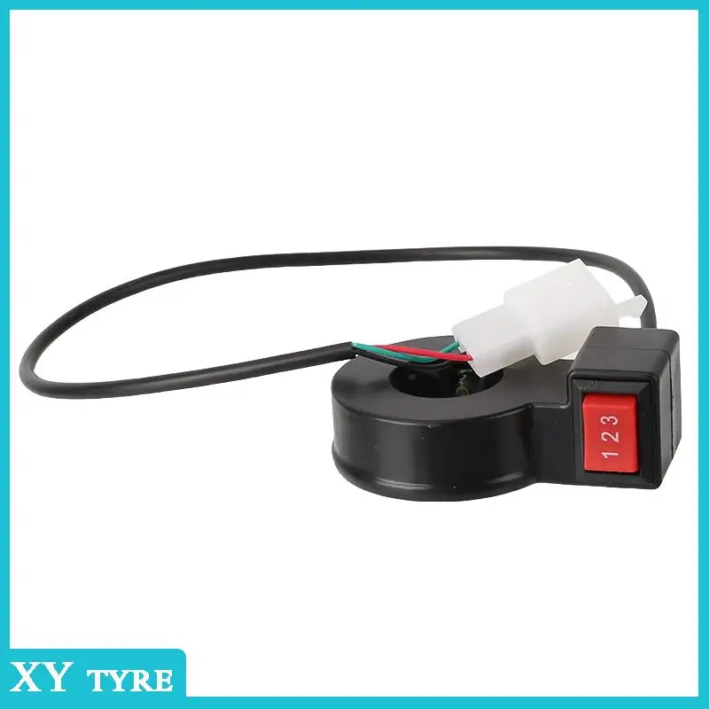 Electric 3 Speed Module Handlebar 3 Gear Switch Shift For Motorcycle E-bike Scooter Motorcycle Switch Universal Button Accessory
