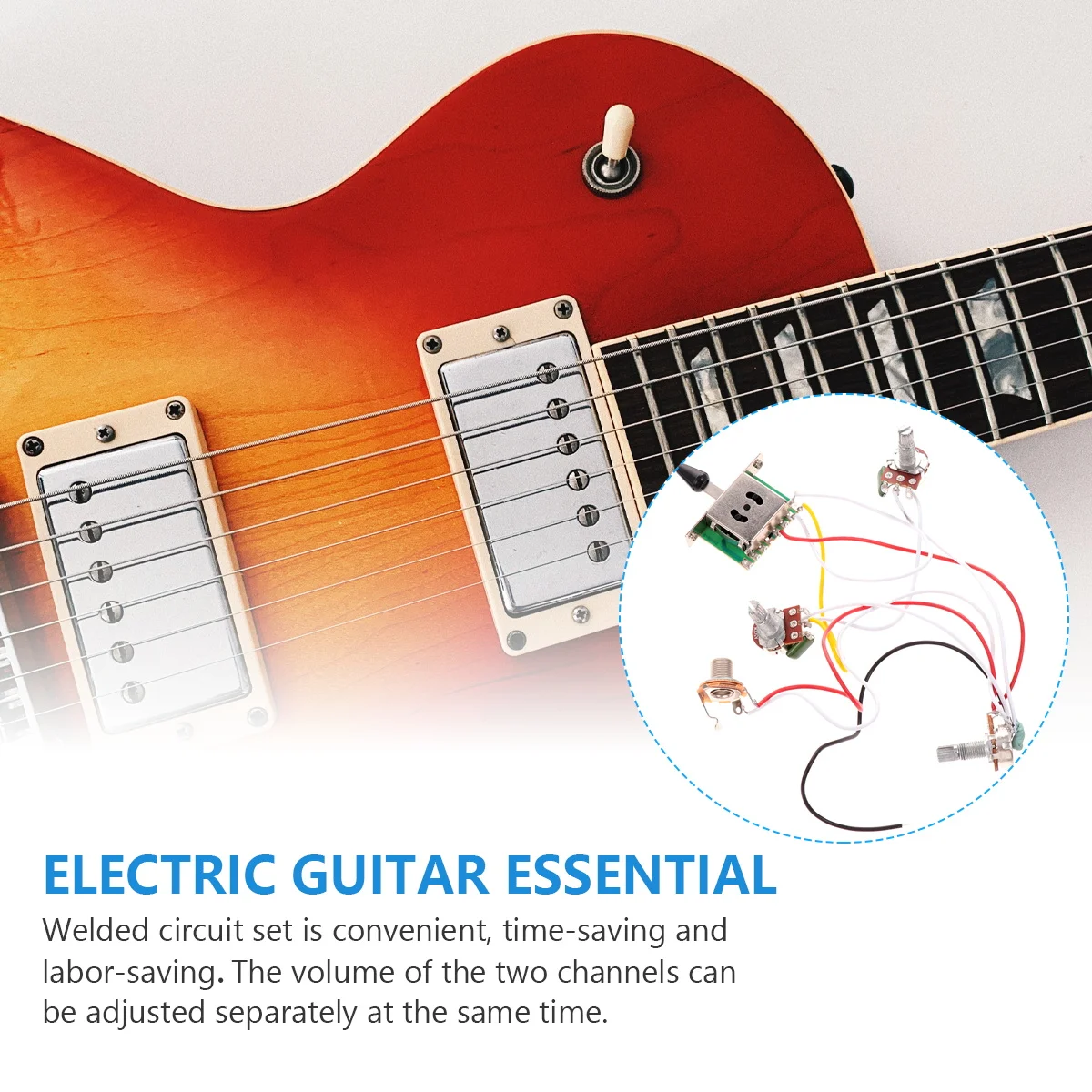 

Electric Guitar Switch Electronic Circuit Wiring Bass Pickup Kit