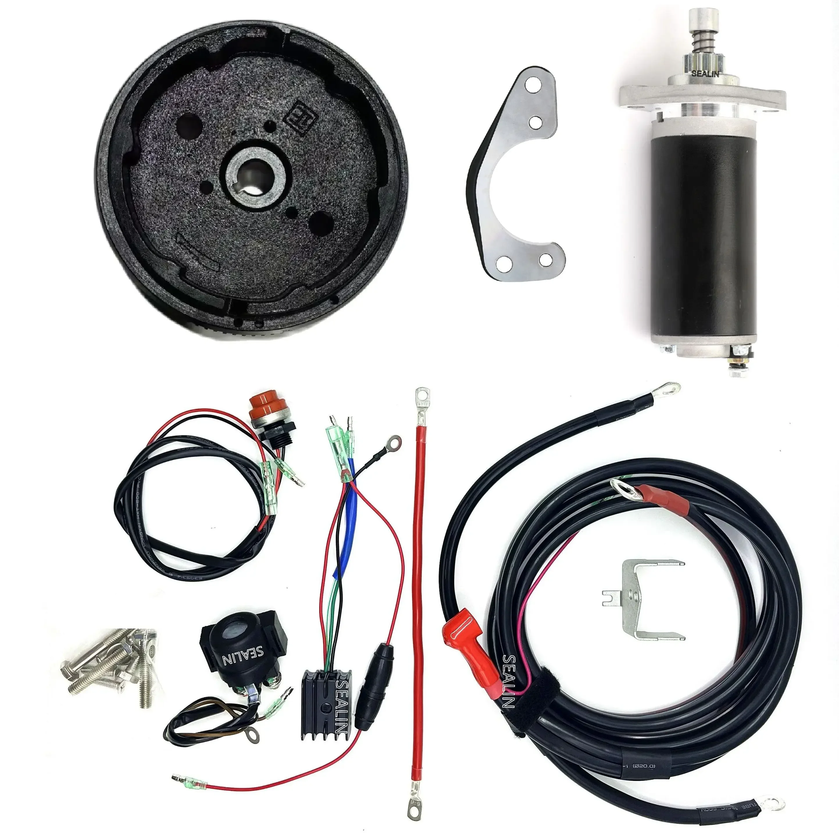 ELECTRIC START KIT FOR TOHATSU MERCURY PARSUN 9.8 HP 12HP 2 STROKE OUTBOARD MOTOR