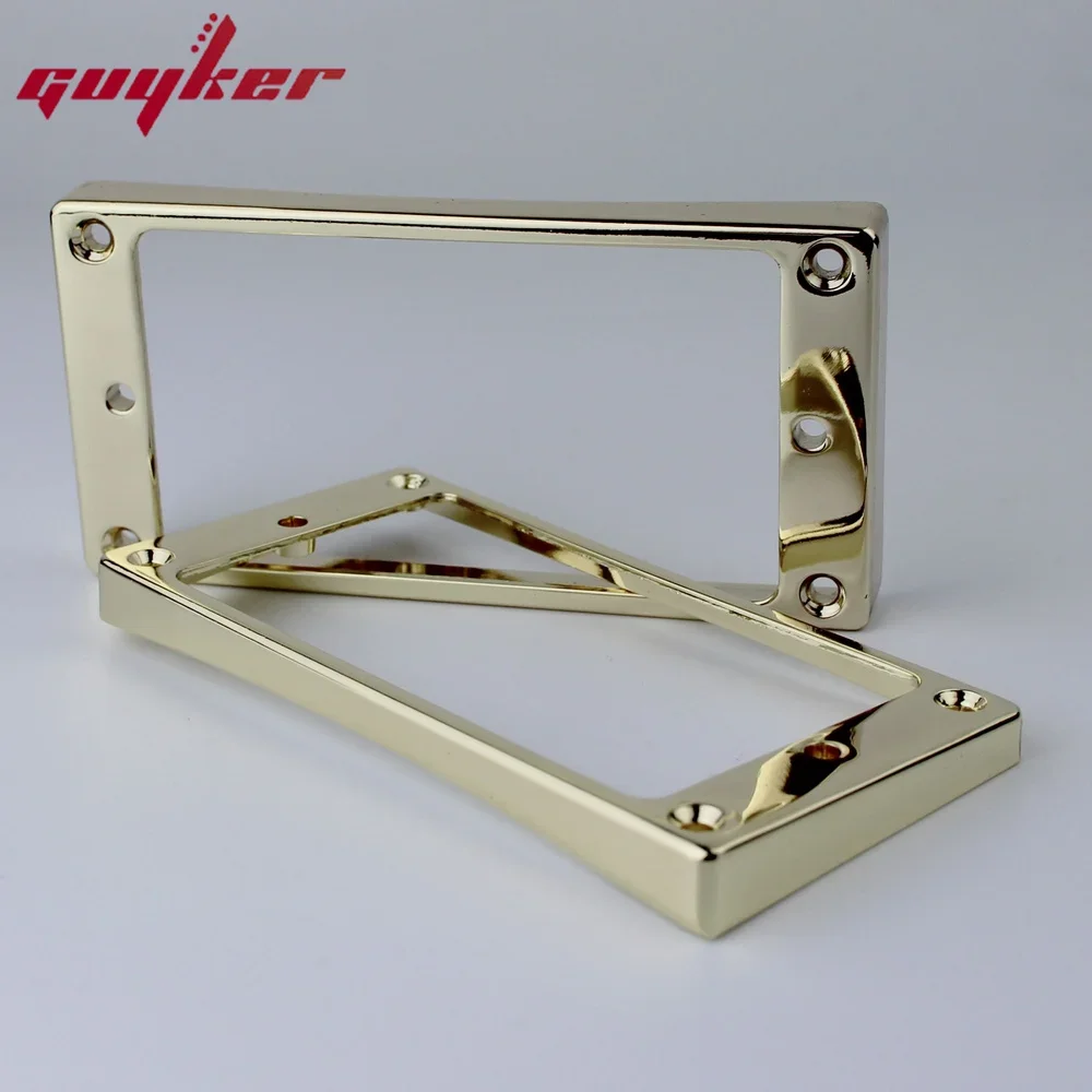 1 Set Humbucker Pickup Frames neck and bridge Pickup Mounting Ring Curved Tapered For LP Electric Guitar