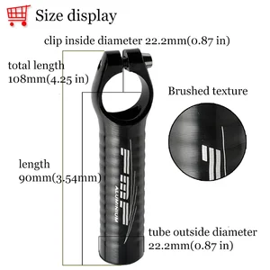 FMFXTR-Aluminum Liga Bicycle Handle Bar ends, adjustable mountain bike guide, vice hop, rest horn, mtb cycling, fatigue relie 12 Main Sales Horn Bike Bicycle - №7