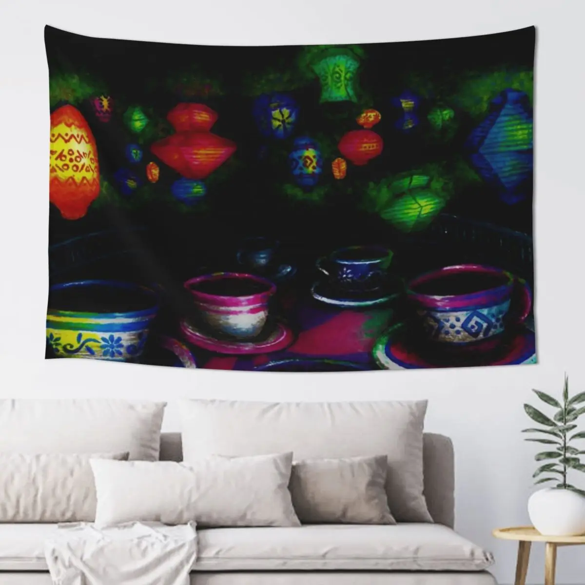 Mad Hatter Spinning Teacups Tapestry Room Decorator Bedroom Decorations For Bedroom Room Decorations Aesthetics Tapestry