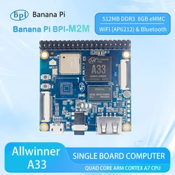 Banana Pi BPI-M2M Allwinner A33 Quad Core 512MB DDR3 No eMMC With WiFi BT4.0 Run Android 6.0 Linux Ubuntu Tina Single Board