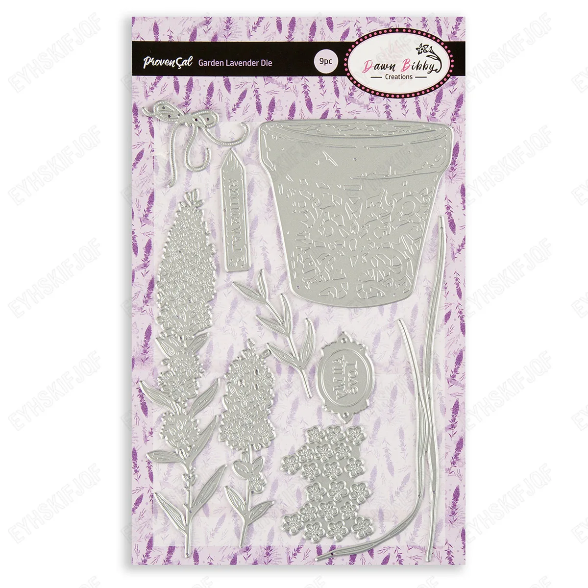 2024 August New Garden Lavender Metal Cutting Die Stencil For Diy Scrapbooking Crafts Maker Photo Album Template Handmade