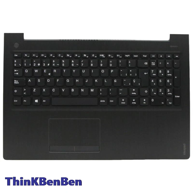 

ES Spanish Black Keyboard Upper Case Palmrest Shell Cover For Lenovo Ideapad 510 15 310 15 15IKB 15ISK 15IAP 15ABR 5CB0L35853