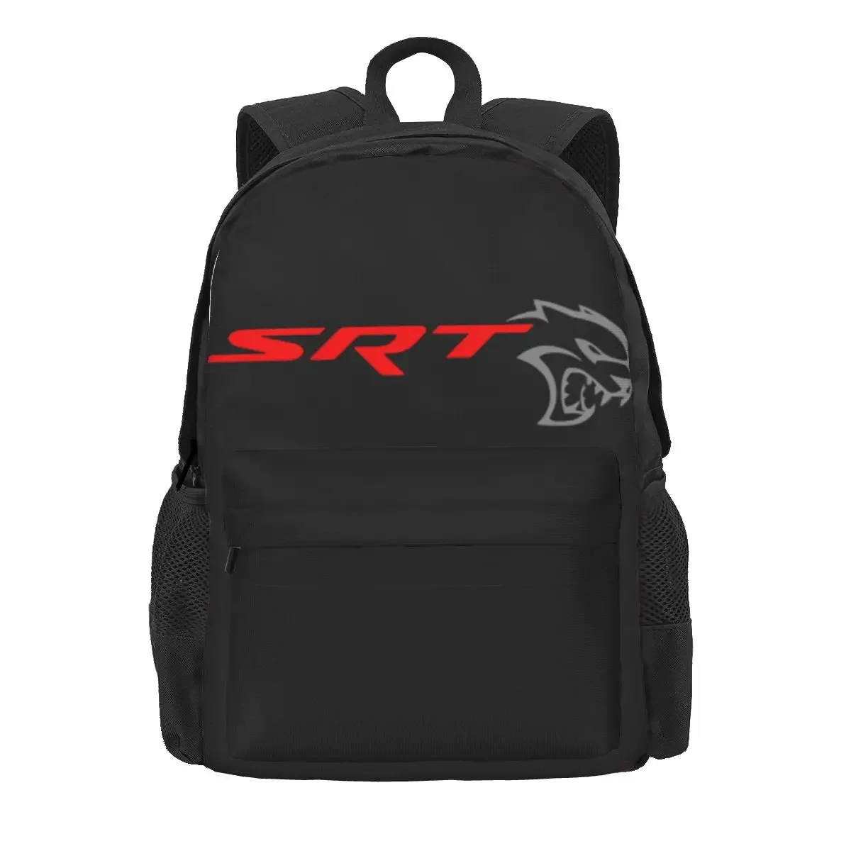 

SRT Hellcat Demon Dodge Challenger Car Racing Backpacks Boys Girls Bookbag School Bags Cartoon Laptop Rucksack Shoulder Bag