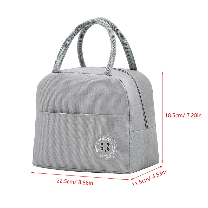 1Pcs Lunch Box Bag Office Portable And Insulated Lunch Bag For Work Student Bento Bag