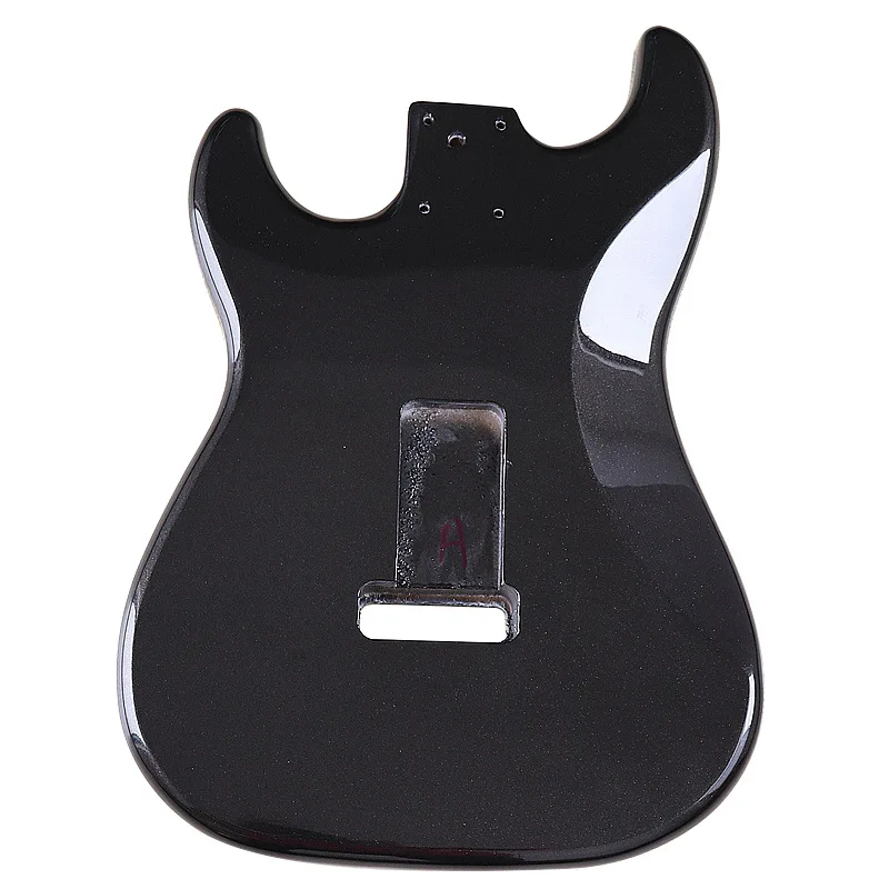 Metal Black Electric Guitar Body Guitar  Single Shake  Modified Electric Guitar Accessories  kit  stand