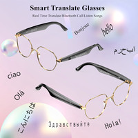 Smart Glasses AI Assistant Support 163+ Language Real Time Translate Video Conversations Voice Note Smart Translate Glasses