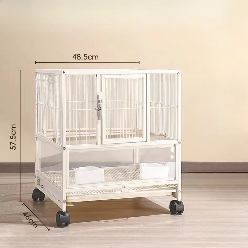 

Canaries Bird Cages Cockatiel Aviary Houses Indoor Feeder Bird Cages Quail Pigeon Metal Flight Jaula Para Canarios Bird Supplies