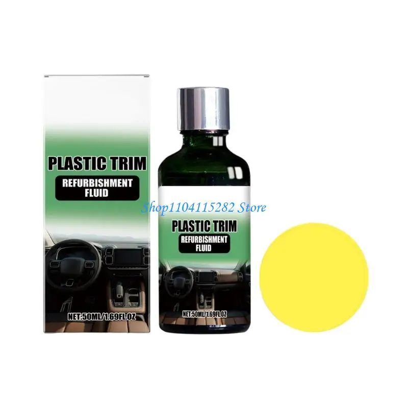 

A2BF 50ml Car Plastic Restorer Revitalizing Coating Repair Agent for Rubber Plastic