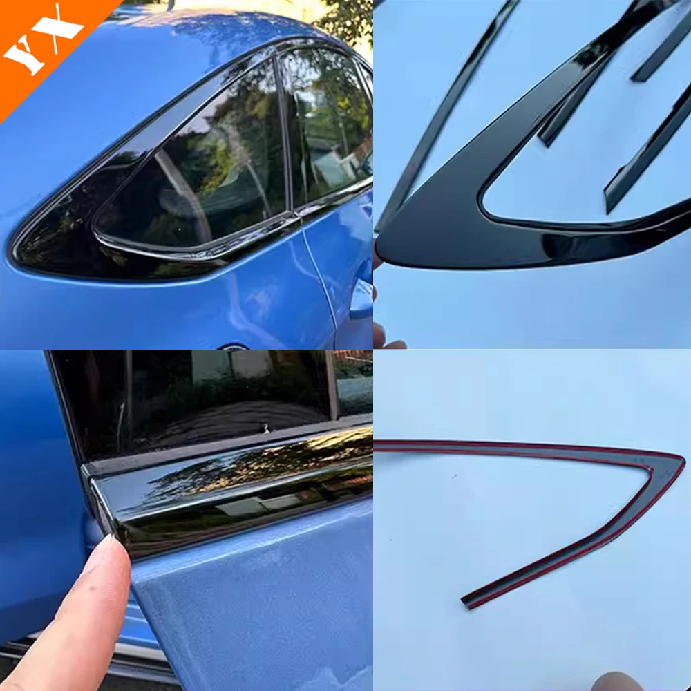 For Chery Arrizo 8 2022-2024 Accessories 2022-2023 Stainless Garnish Car Window Trim Protector Plate Anti Hit/Dust Decor Cover