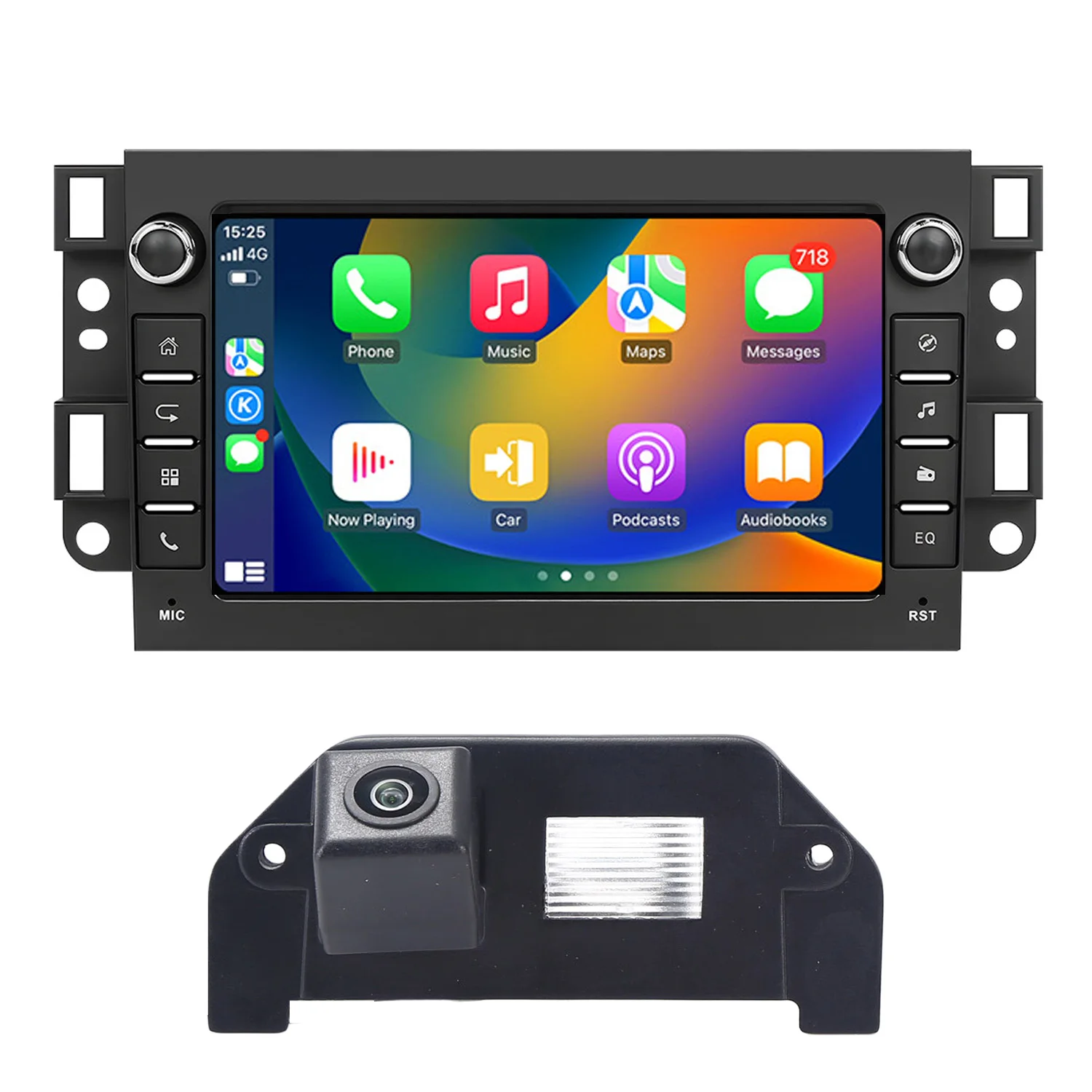 wireless Bluetooth Carpaly GPS Android Auto Car radio Navigation+HD Reverse camera For Dodge Caliber Reise Avenger Chrysler 300C