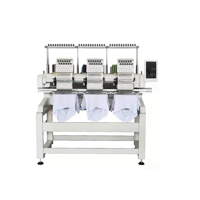 Three Head Multi  Computerized Embroidery Machine Best Embroidery Sewing Machine