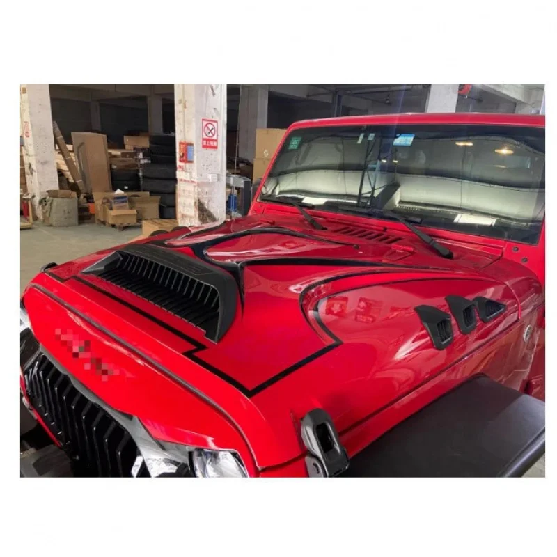 

Подходит для 07-17 JEEP, металлическая крышка двигателя JK Wrangler, капот