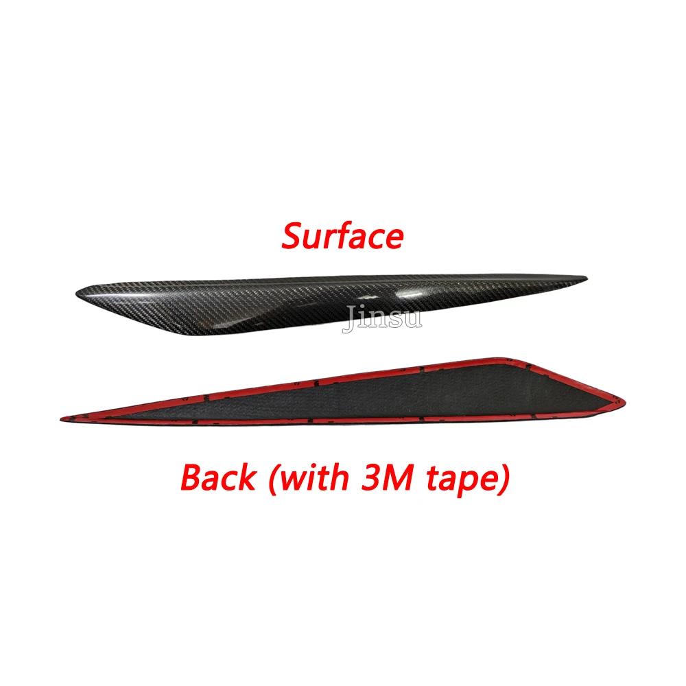 Fit For Mazda 3 2010 2011 2012 2013 Carbon Fiber Car Headlight Cover Eyebrows M3 Front Lamp Decorative Sticker Eyelids 2Pcs