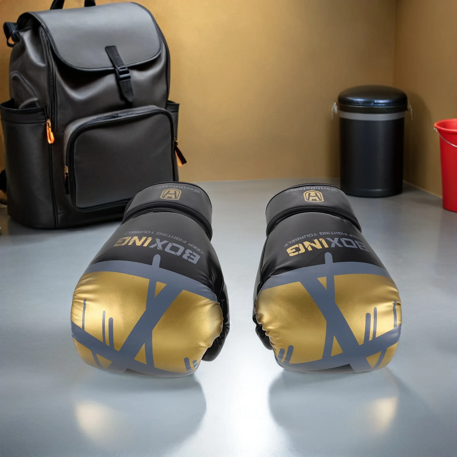 1 زوج بو قفازات الملاكمة الرجال قفازات التدريب تنفس عالية الكثافة الحشو دعم المعصم ل شرارة كيك بوكسينغ حقيبة ثقيلة #5