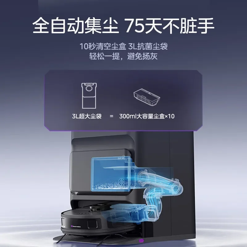 Midea V12 All-in-one Sweeping and Mopping Machine Imou Electric Mop Robot Housekeeping Vacuum Washing Drying Air Blower Broom