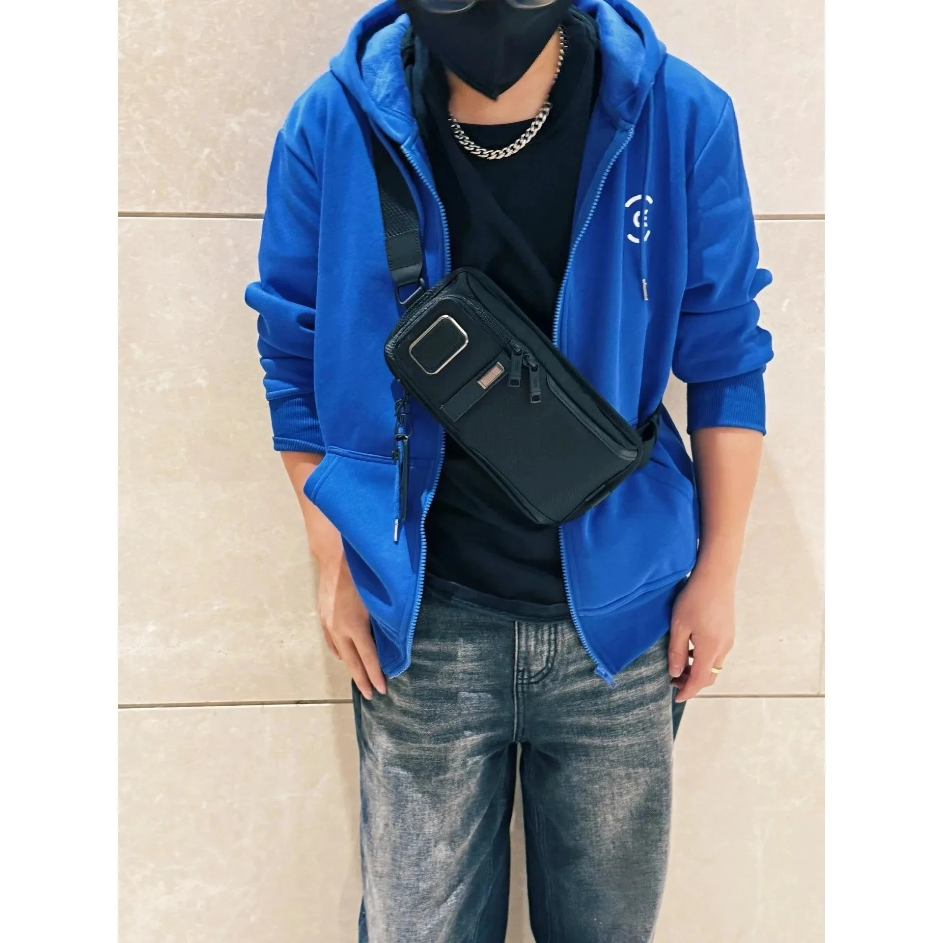 2603585D3 Alpha 3 series ballistic nylon new casual fashion shoulder bag portable men's breast bag