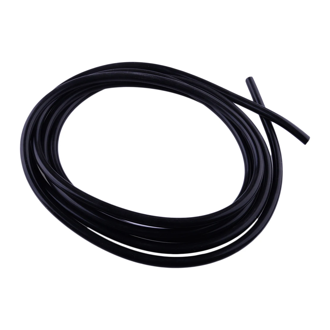 Black 10ft Universal Car Air Vacuum Fuel Hose Tube Pipe Line ID 4mm OD 9mm Silicone