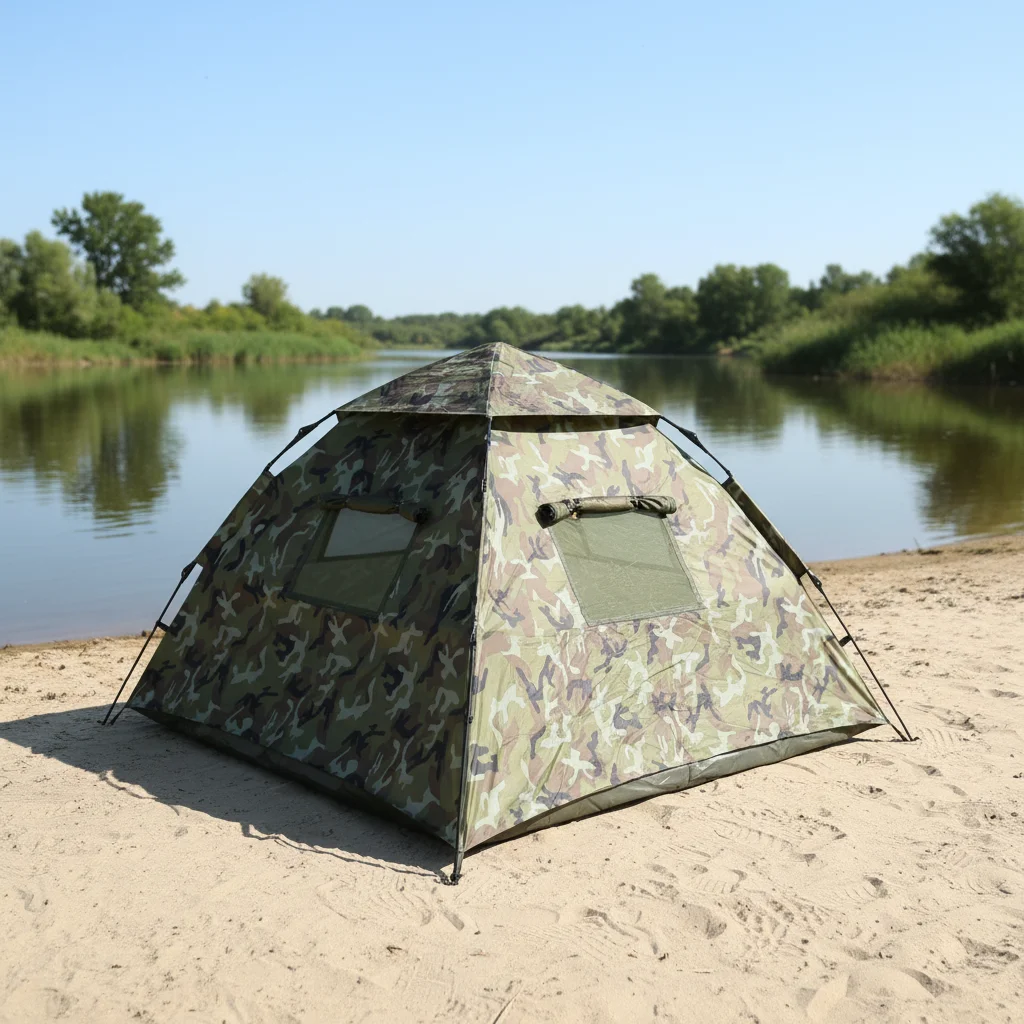 Camouflage 2x2 M Tent For Outdoor Used