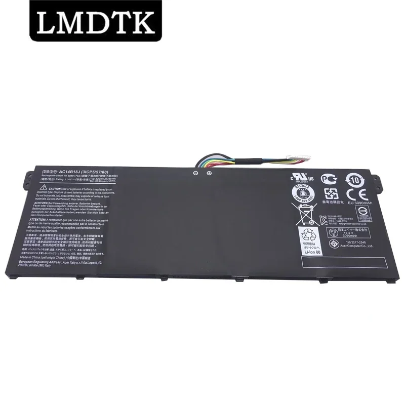 

LMDTK New AC14B18J Laptop Battery For Acer Aspire ES1-511 512 V3-111P CB3-531 311 TravelMate B115 B116 MS2394 AC14B13J