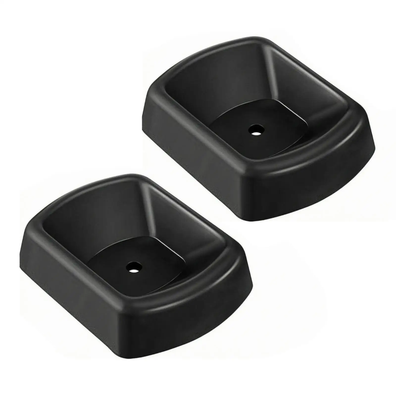 2 Pieces Rubber Wheel Stop Blocks Heavy-Duty Radstopper Rutschfest for Trailers