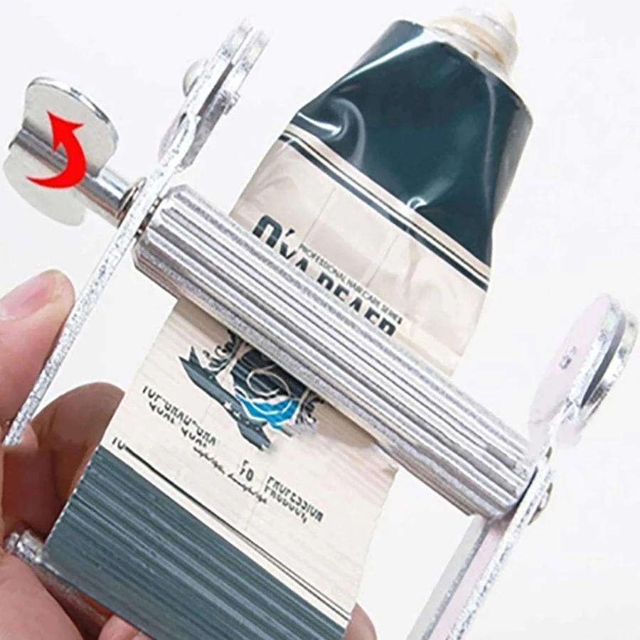 Metal Toothpaste Tube Squeezer-Large Multifunctional Tube Wringer Roller Dispenser for Hair Color Dye,Paint Tubes,Dispenser Tool view 6