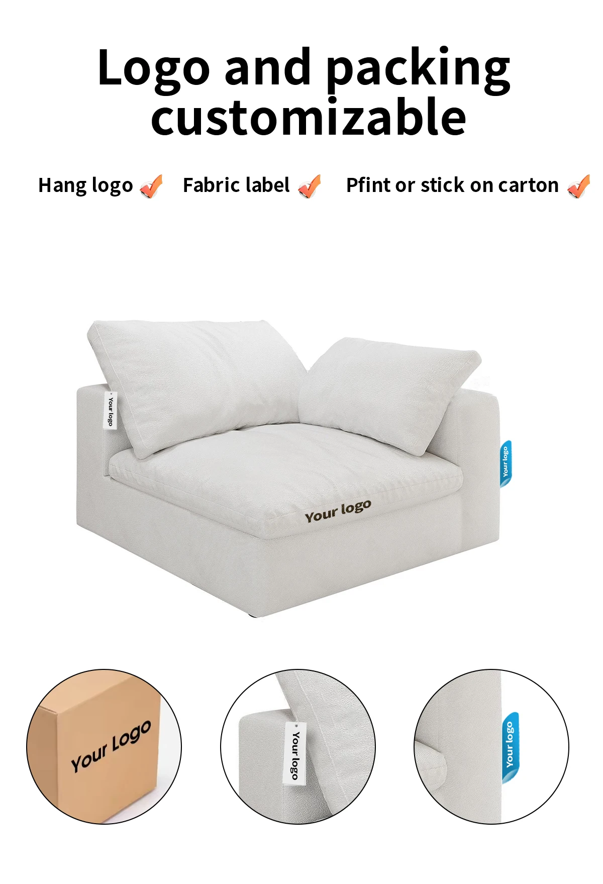 2025 새로운 럭셔리 소파 세트 거실 리넨 패브릭 내구성 편안한 현대 홈 소파 가구 4 피스 세트 쉬운 조립