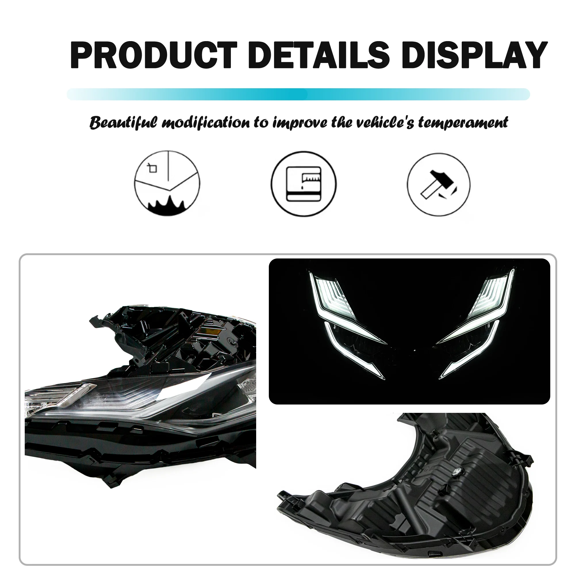 オートバイのヘッドライトアセンブリホンダ PCX125 PCX150 PCX160 2021