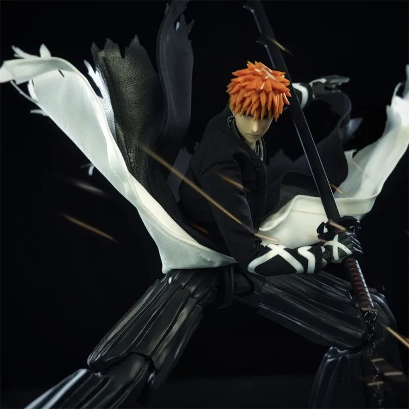 Handgefertigter 1/12 Japanischer Anime Klassischer Charakter Weißer Federwebstoff-Umhang Zubehör für SHF Actionfiguren Körpermodell – Detail 2