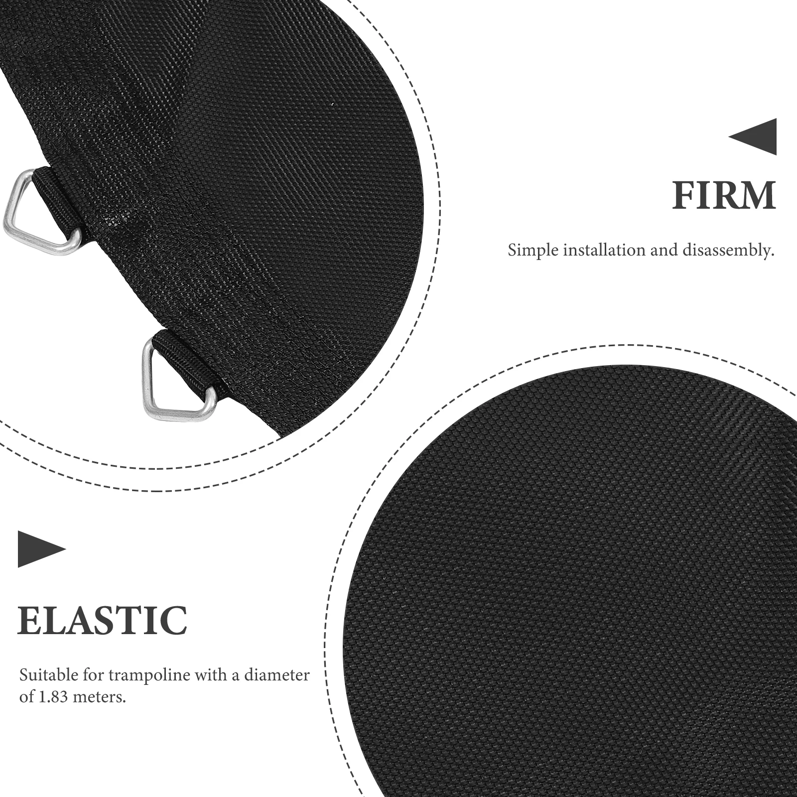 

Durable Replacement Mesh Jumping Home Outdoor Easy Assembly Comfortable Jump Accessory Pad For Kids Family Fun Outdoor