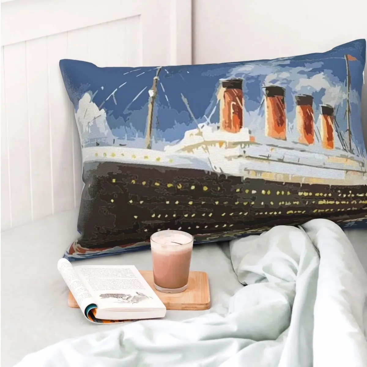 

Самый популярный корабль всех времен — Титаник. Прямоугольная декоративная наволочка для подушки, для спальни, дома, для комфорта, для декора кровати