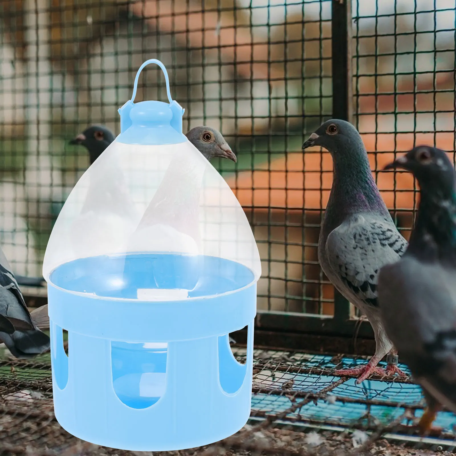 

Pigeon Water Feeder Transparent Hanging Drinking Bottle For Birds Large Capacity Bird Water Dispenser Self Drinker Portable Dove