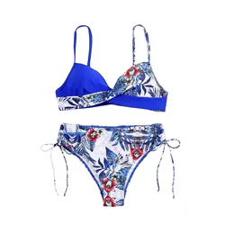 2024 New Women Sexy Print Bikini Female Summer Swimsuit Two Piece Bikini Set Beach Wear Swim Suit Swimwear Brazil Bathing Suit