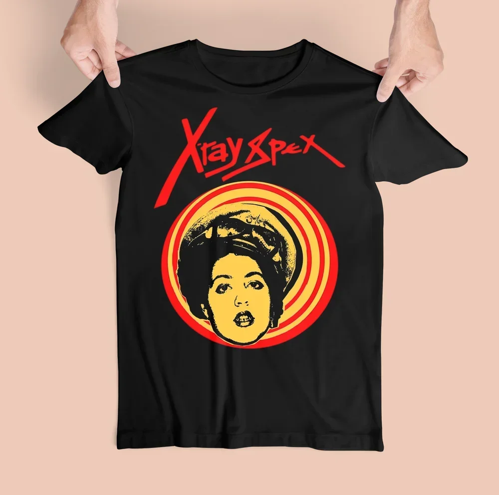 Rare! XRay Spex Band Gift For Fans Cotton Black S-5XL Unisex Shirt J686