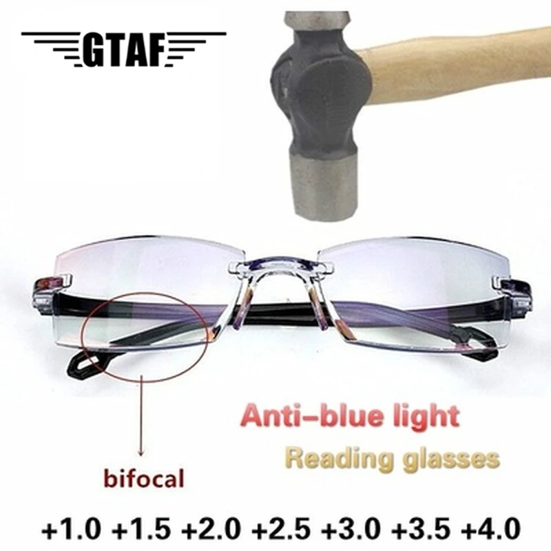 

2022 Reading Glasses Anti Blue Light Mens Glasses Presbyopic Glasses Degrees +0 To +4.0 Eyeglasses Glasses for Men