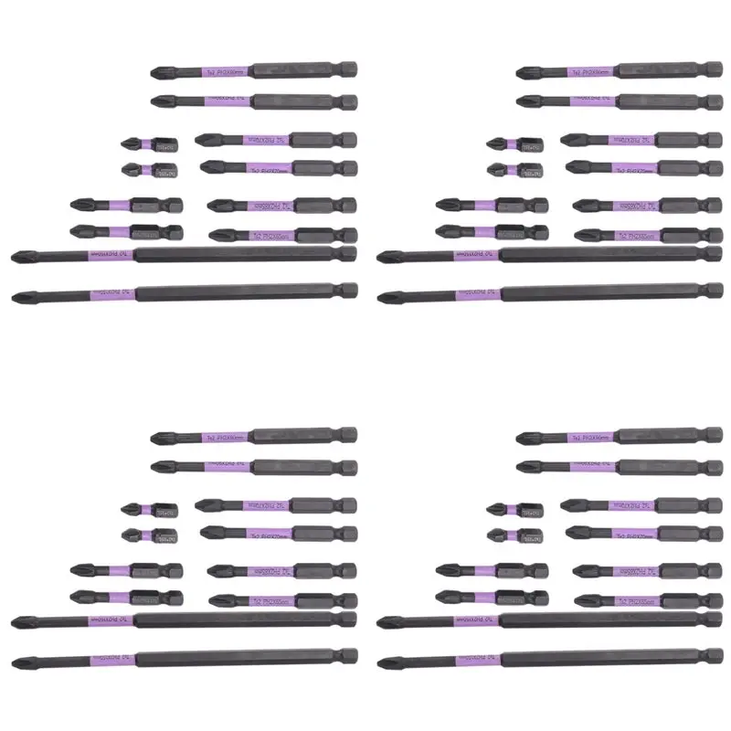 a02f-磁気ドリルビット-d1-滑り止め・耐衝撃ビット-プラスドライバービット付き-磁気ドライバーセット-8セット